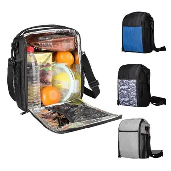 

Lunch Box Insulated Lunch, Fruits And Snacks Bag-spacious Lunch Box Oxford Cloth Printed Waterproof Aluminum Film Protection Bag