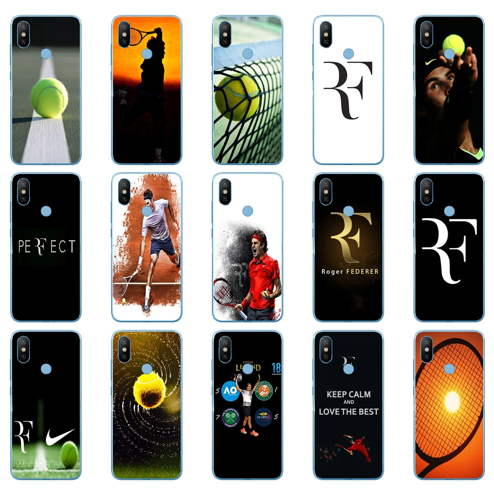 

85DD Tennis star roger federer Soft Silicone Cover Case for Xiaomi Redmi 6 6a mi 8 a2 lite note 5 6 pro 7 case