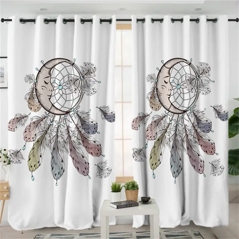 003 1 Piece Постельные принадлежности Outlet Dreamcatcher занавески s для гостиной спальни красочные затемненные занавески оконные занавески домашний декор 1 шт - Цвет: 003 1 Piece