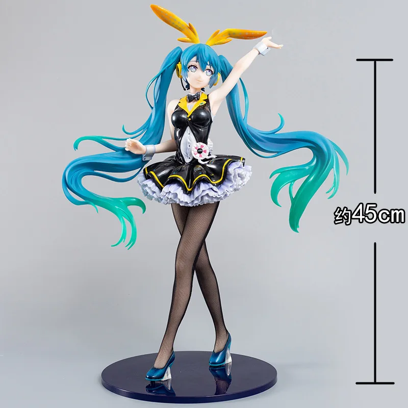 

45cm Freeing B-style My Dear Bunny Hatsune Miku 1/4 Scale Figure Anime Decoration Pvc Girl Sexy Beauty Toy Static Action Figures