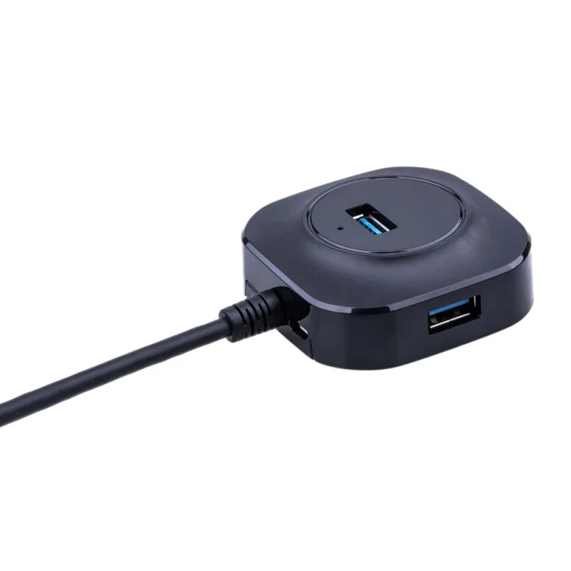 4-портовый USB Hub безопасные док-станция USB 3,0 концентратор ABS защищен от воздействия окружающей среды, Материал USB Hub
