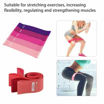 Workout Resistance Bands Loop Set Fitness Yoga Booty Leg Exercise