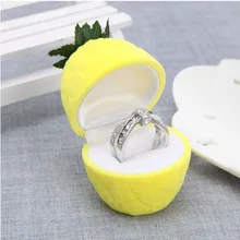 Ring Earring Ear Stud Pineapple Storage Box Jewellery Case Holder Container New 634D