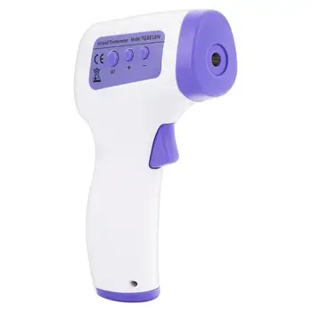 

Contactless Tri-Color Backlight Forehead Thermometer Body Thermometer Generic Baby/Adult Outdoor Baby Practical Kids Home