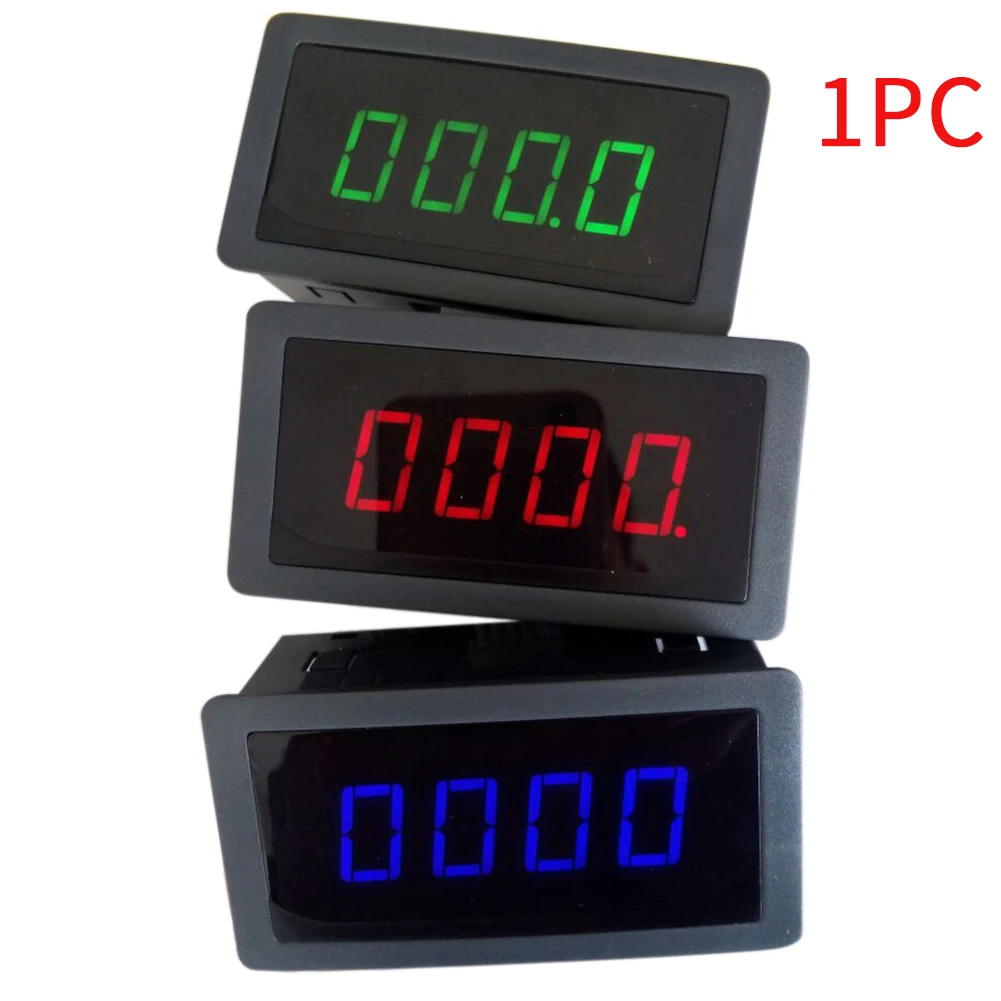 Measuring Industry Voltage Current With Hall Switch Durable Tachometer RPM Speed Meter 4 Digital Anti Interference Motor Led