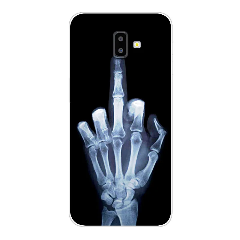 Светло-фиолетовый Чехол J6plus Capas для samsung J6 Plus, силиконовый мягкий чехол из ТПУ с принтом для samsung Galaxy J6 Plus J 6 Plus J610 J610F J6+ чехол - Цвет: Светло-фиолетовый
