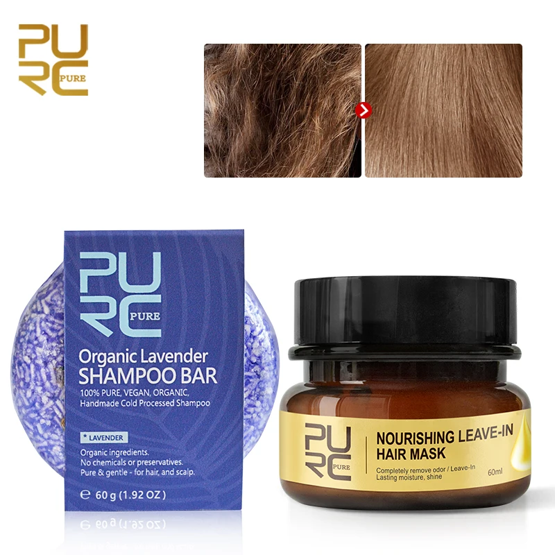 Фиолетовый органический Лавандовый шампунь 100% чистый веганский ручной работы