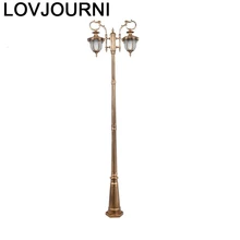 Straatverlichting стиль Lampione Giardino Jalan Tenaga Surya Farola внедорожный светильник Uliczna Плаза уличный светильник