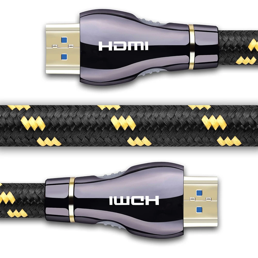 FDBRO HDMI кабель высокоскоростной 3D 4K 60FPS HDMI 2,0 кабель плетеный шнур Ethernet ARC проектор Компьютер ТВ видео HD кабель