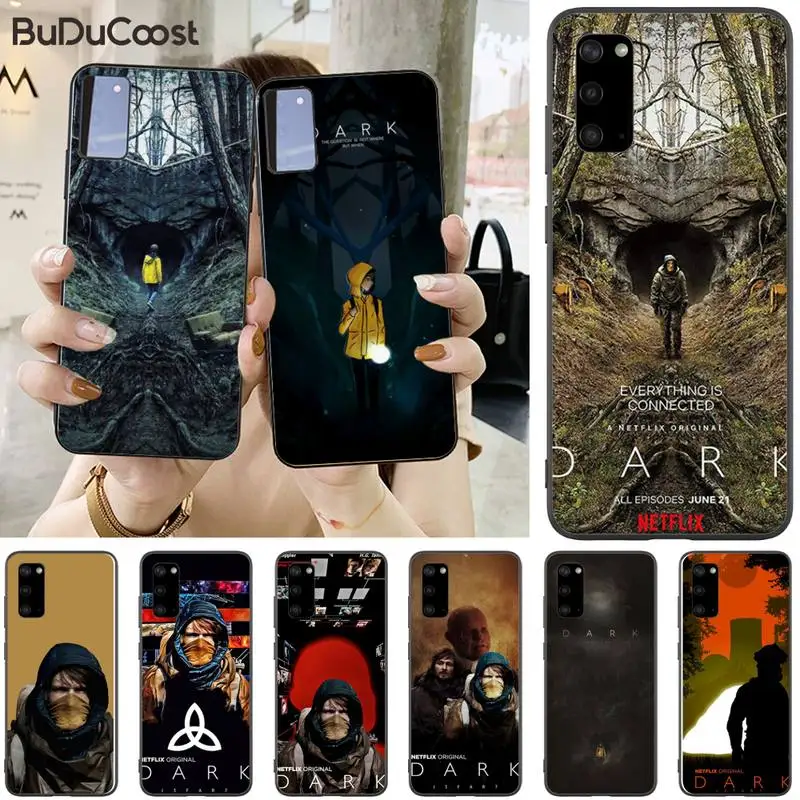 

Manton Movie Dark Black TPU Soft Rubber Phone Cover For Samsung S5 6 7 8 9 10 S8 S9 S10 plus S10E lite S10-5G S20 UITRA plus