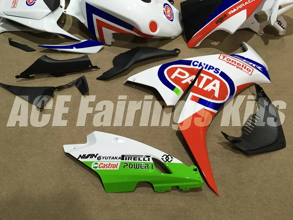 Обтекатели комплект литые изделия для Honda CBR1000RR для детей возрастом 12, 13, 14, 15, 16 CBR 1000RR 1000 RR 12-15 CBR1000 RR 2012 2013 обтекатель PATA