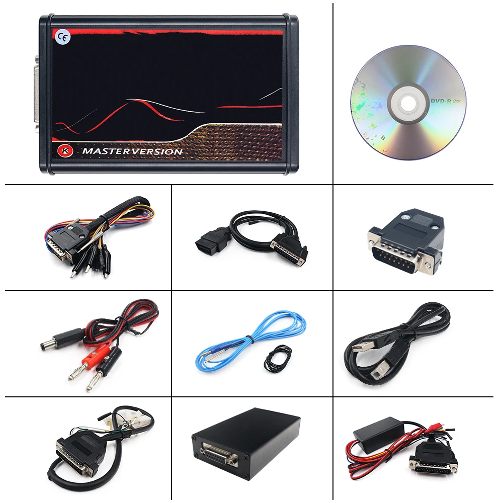 Online Red EU KESS 5.017 V2.8 Ktag V7.020 OBD2 Manager Tuning Kit KESS V5.017 4 LED K-t LED BDM FRAME No Tokens high quality auto inspection equipment