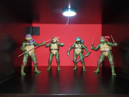 Хит, 4 шт./компл. NECA 1990 году Рафаэль Леонардо, Микеланджело, Донателло фигурка игрушки кукла подарок для детей