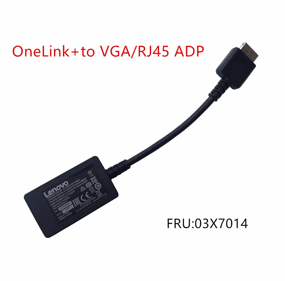 Новинка для ThinkPad 13 Yoga 460 260X1 Carbon 4th Gen X1 1st P40 14 2 OneLink + to VGA/RJ45 ADP 03X7014 | Компьютеры и офис