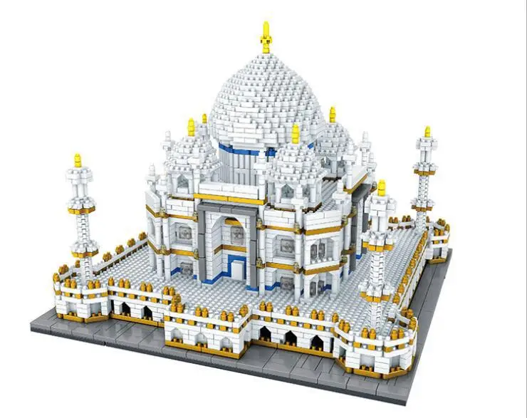 

Micro Small Particles of Diamond Building Blocks Children Fight Inserted Educational Toy 9914 Taj Mahal Architecture Model a Gen