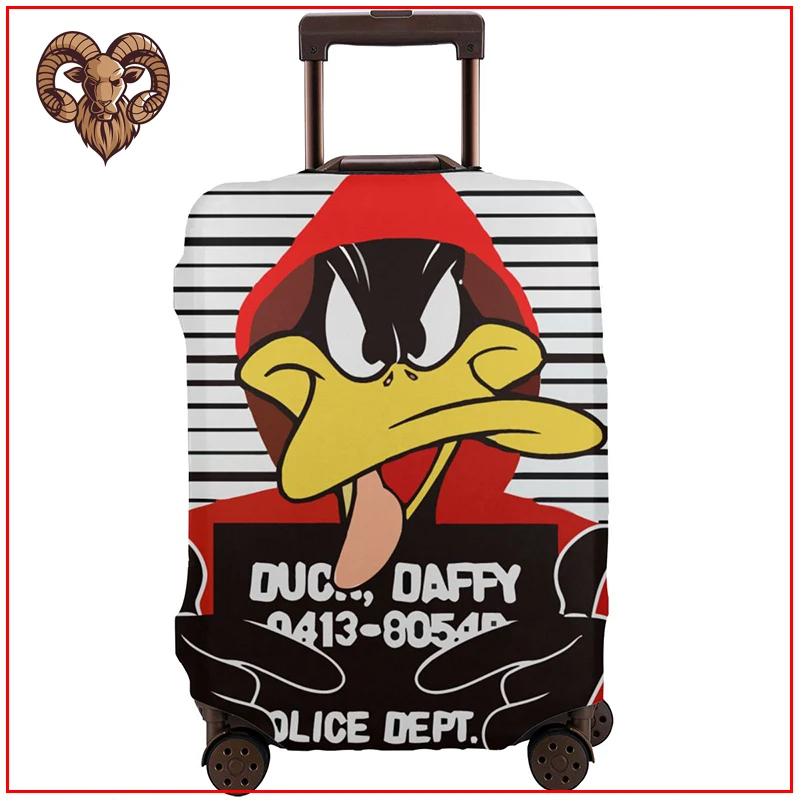 Looney Tunes Daffy Duck vectorized аксессуары для путешествий Защитная крышка багажа бирка 2020