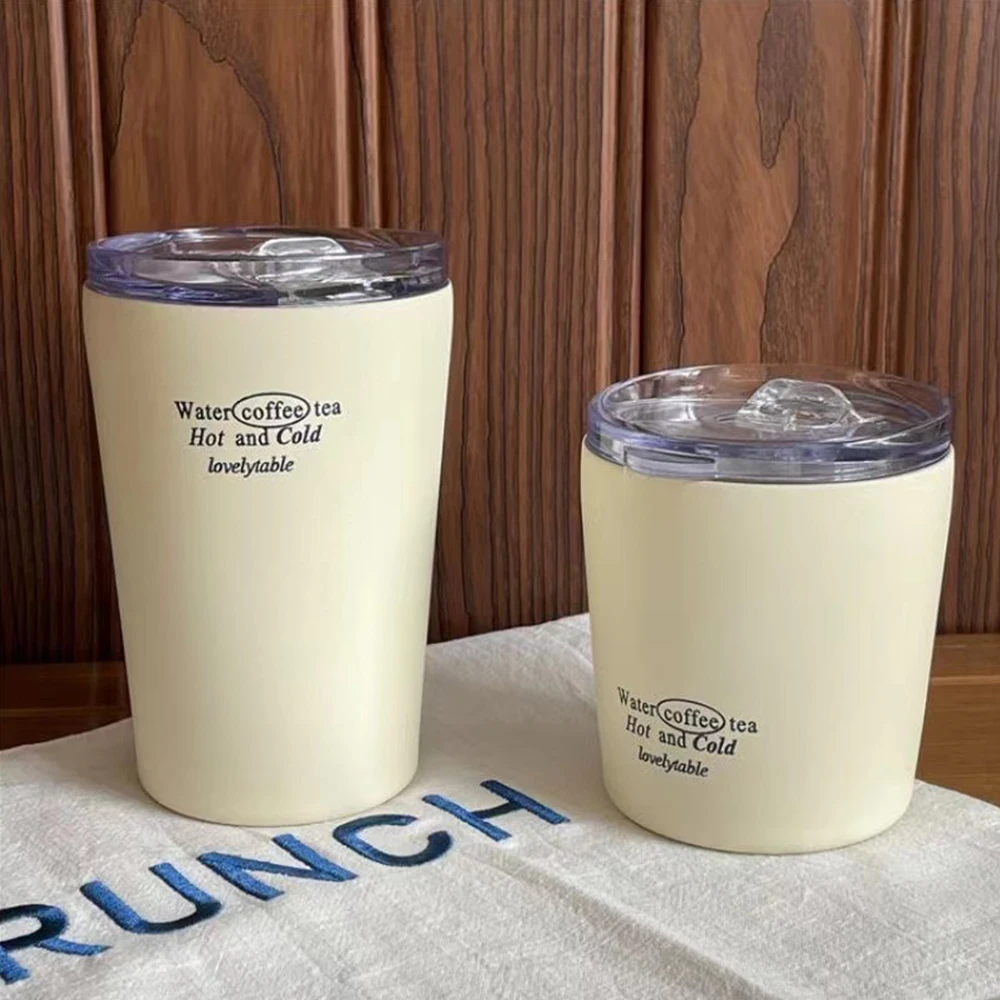 240360mlPortableThermosCupKoreanStyleSimpleGirlStudent