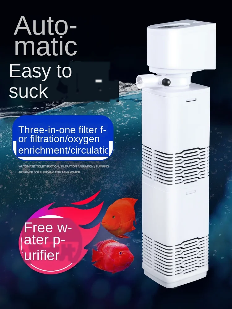 3 in 1 Aquarium Filter Fish Tank Filter For aquarium Air Pump Air