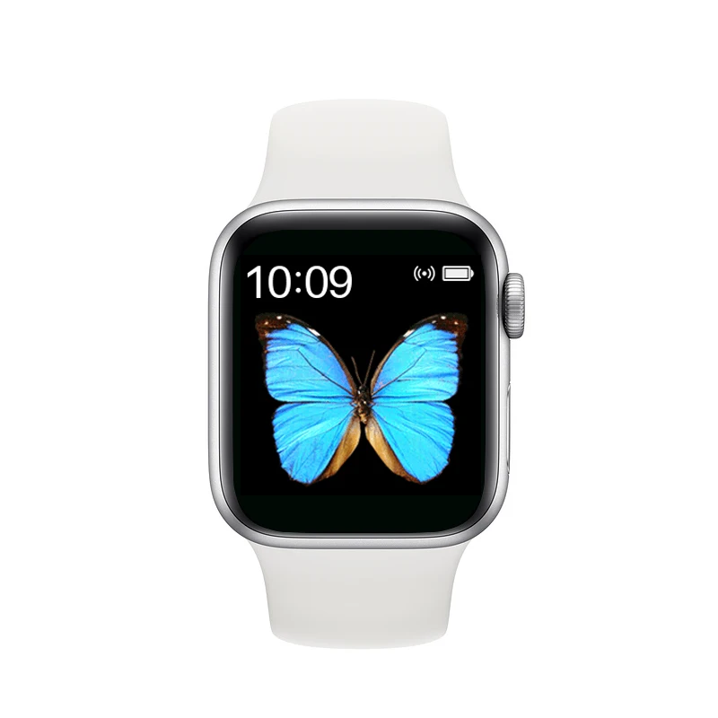 White Aple SmartWatch Bluetooth музыкальный телефон ответ сообщение Спорт Smartband Heartrate кровяное давление монитор сна Smartwatch сфотографировать - Цвет: White