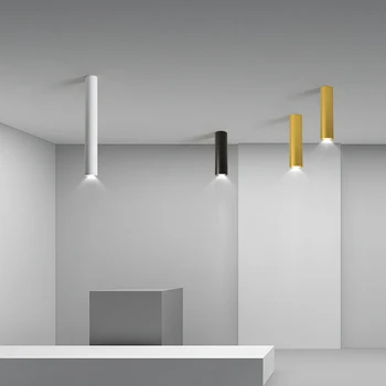 

Black White Gold frame Modern LED Ceiling Lights for Aisle corridor balcony Entrance Lustre COB LED Ceiling Lamp