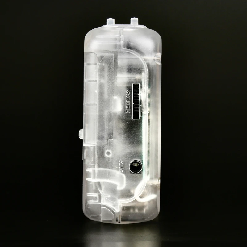 Bluetooth Transmitter Stereo Transparent Cassette Player with FM Radio Auto-revers function Portable Bluetooth Cassette Player