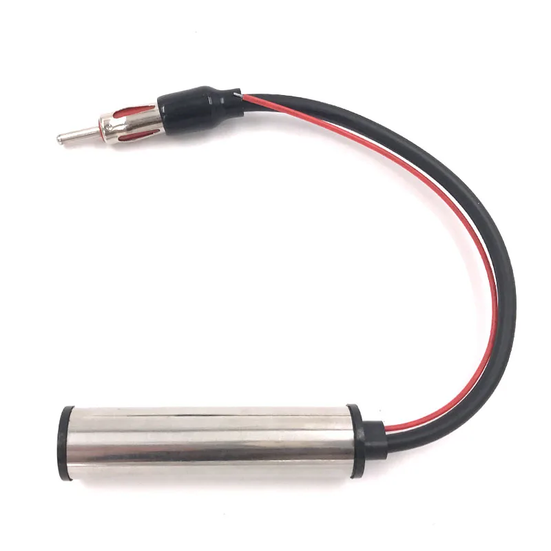 AMPLIFICADOR DE Señal FM Universal De 12V, Amplificador Antiinterferencias, Antena De Radio Para Coche Con Anillo De Filtros De Ruido Para Coche Marino, Barco Y Camión - AliExprs