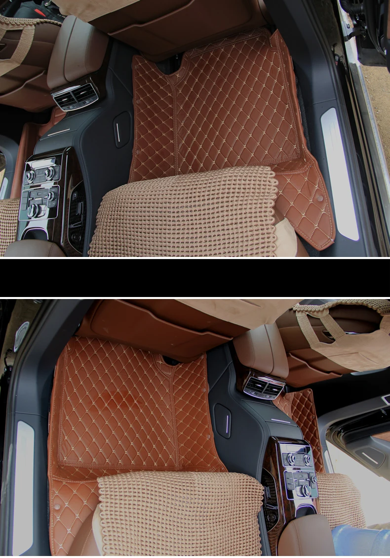 Для роскошный кожаный автомобильный коврик для audi a8 2011 2012 2013 d4 аксессуары d3 d2 для укладки волос