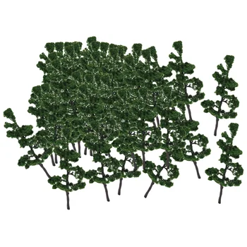 

50x Model Mountain Pine Trees Train Railways Park Scenery Layout 1/75 Scale