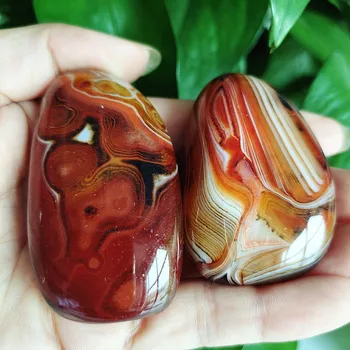 

Natural stone Sardonyx agate palm stones playthings small stones and crystals healing crystals