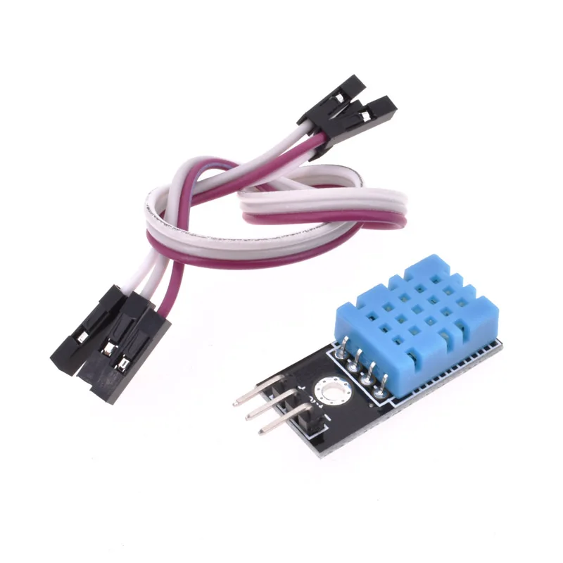 Датчик температуры и относительной влажности DHT11 модуль с кабелем для arduino Diy Kit
