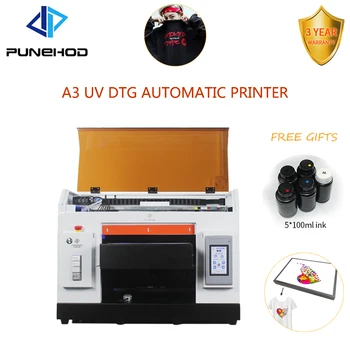 

UV small flatbed t-shirt printing machine led uv inkjet printer