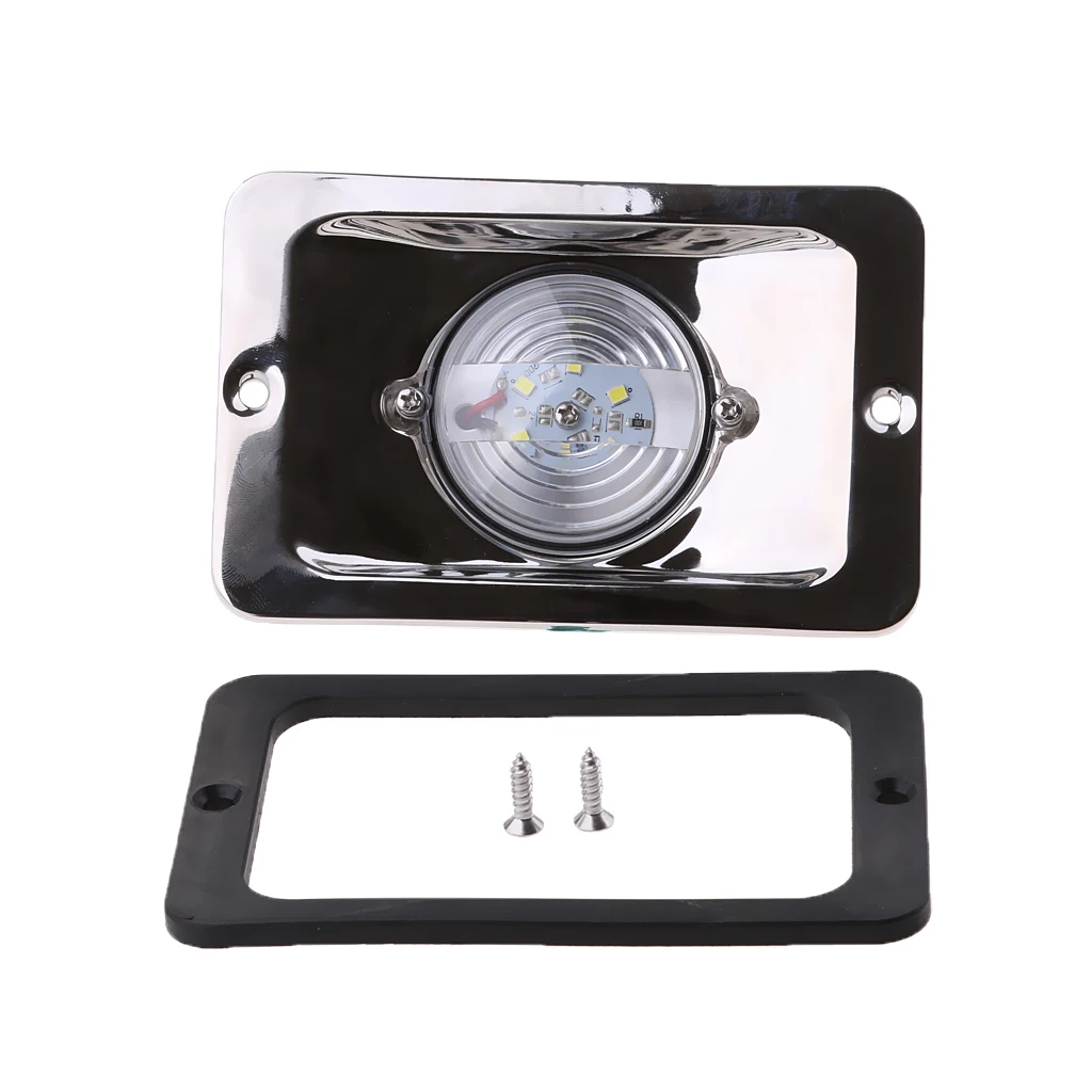 White Boat Underwater Stern Navigation LED Light 2.2W Waterproof Crashproof