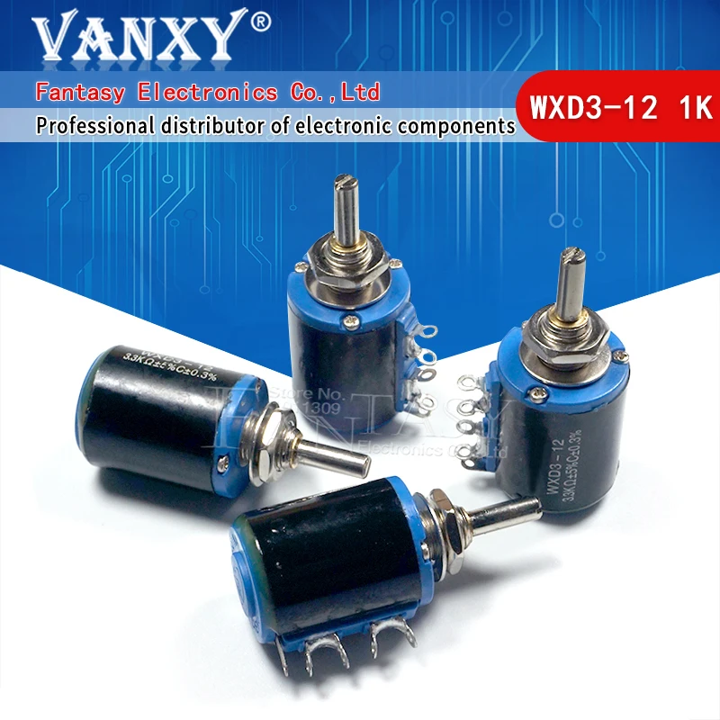 2 шт WXD3-12 1W 1K ohm WXD3-12-1W 5 кольцевой мультикруговой прецизионный потенциометр с