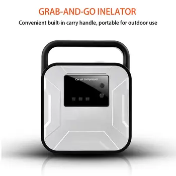 

12V Mini Car Motorcycle Bike Air Tire Inflatable Air Pump For Car Portable Inflator Pump Electric Intelligent Car Tyre Inflator