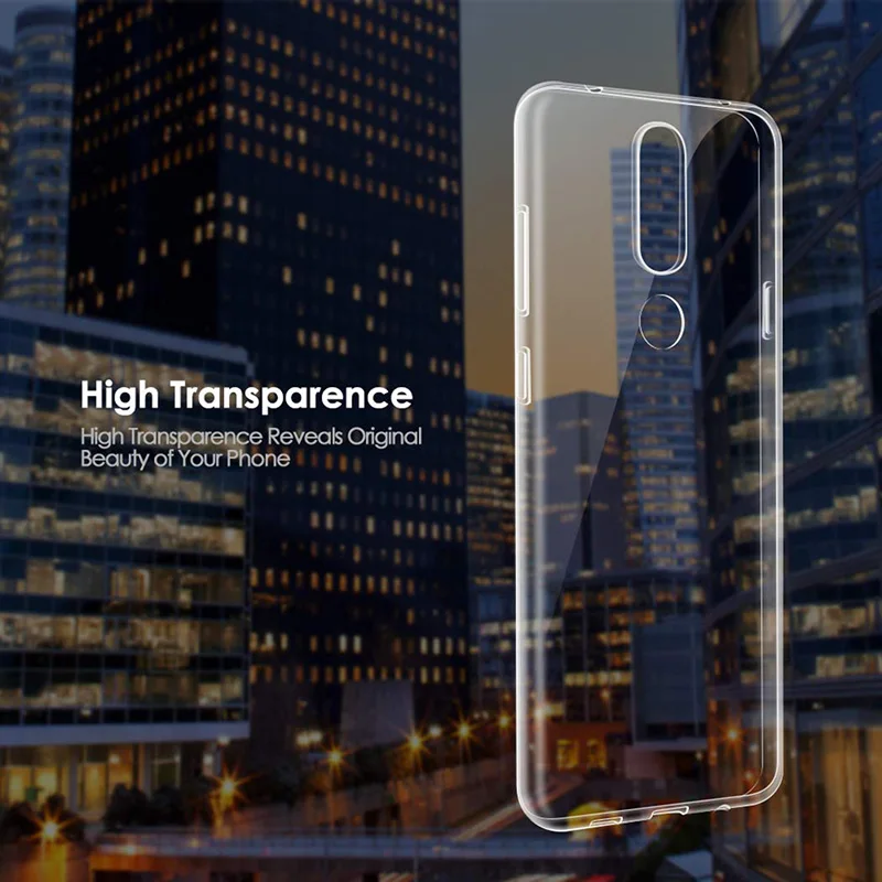 Прозрачный мягкий силиконовый чехол для Nokia 4,2 задняя крышка ультра тонкий прозрачный ТПУ 360 защитный мобильный чехол для телефона Nokia4.2 сумка