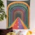 Винтажный Радужный Гобелен Настенный Чешский Ouija Wall Art Decor Home Bedroom Art Carpet Ретро Настенный Декор Гобелены