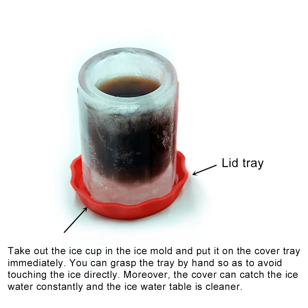 Силиконовая кружка для льда летняя пива стандартная форма бара вечерние лоток