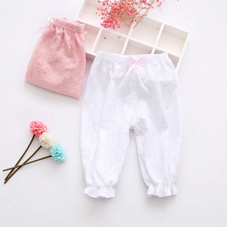 

2019 Summer Anti-mosquito ku bao Korean-style Girls Breeches Can Open Files Harem Pants