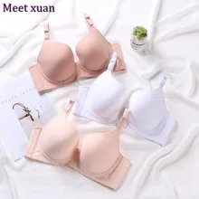 Ультра-тонкий сексуальный тонкий хлопковый бюстгальтер с чашечками для женщин, нижнее белье больших размеров