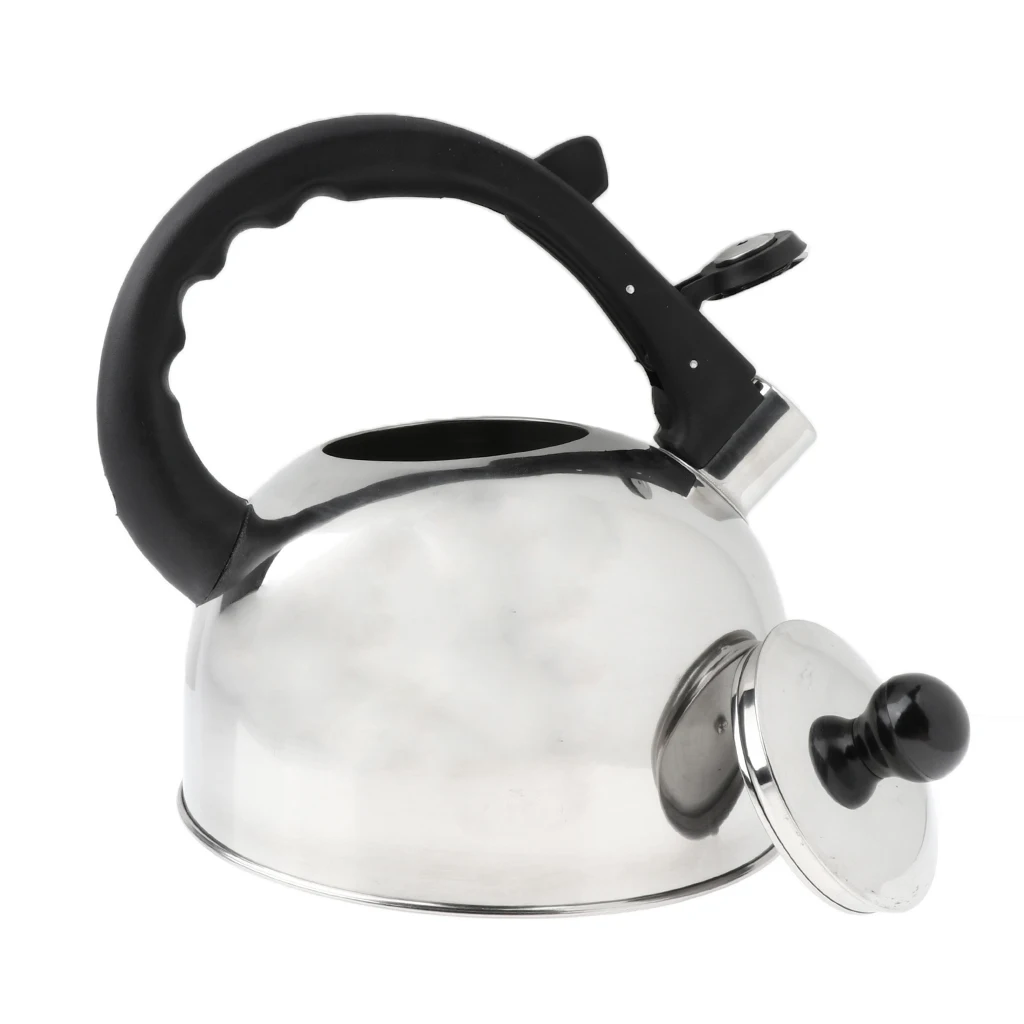 3L Sturdy Whistling Kettle Camping TravelTea Coffee Water Pot for Home Kitchen Camping Travel Accessories