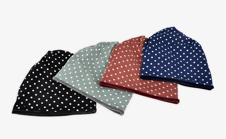 CAMOLAND Dot дизайн осенне-зимняя шапка унисекс Skullies Beanies Женские повседневные шапочки шапки мягкая теплая спортивная велосипедная шапка