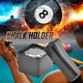 

1Pcs Pool Billiards Magnetic Cue Chalk Holder Belt Clip Snooker Accessories Supplies Magnetic Chalk Holder For standard chalk