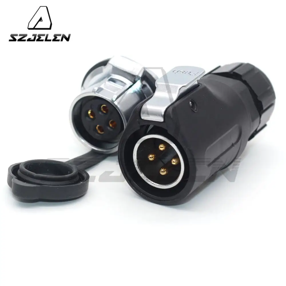 

XHE20, M20 4Pin 30A LED Stripe Connector Electronical Performance Quick Locking Waterproof Connector IP67