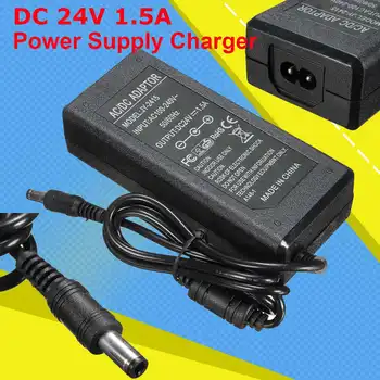 

50-60Hz AC100-240V To DC 24V 1.5A 36W Power Supply Converter Adapter 5.5 x 2.5MM