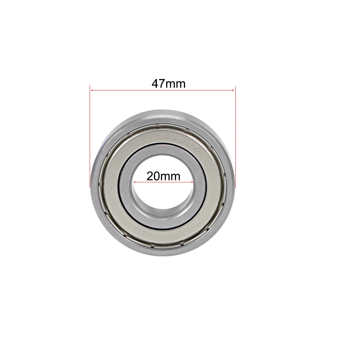 Uxcell ABEC-3 подшипники, 6200-6300 шариковый подшипник 6204ZZ 2 шт