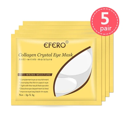 Eye Patches Hyaluronic Acids Microneedle Eye Pads Moisturizing Wrinkles Fine Lines Dark Circles Removal Collagen Eye Mask Patch 5pair YM7-W