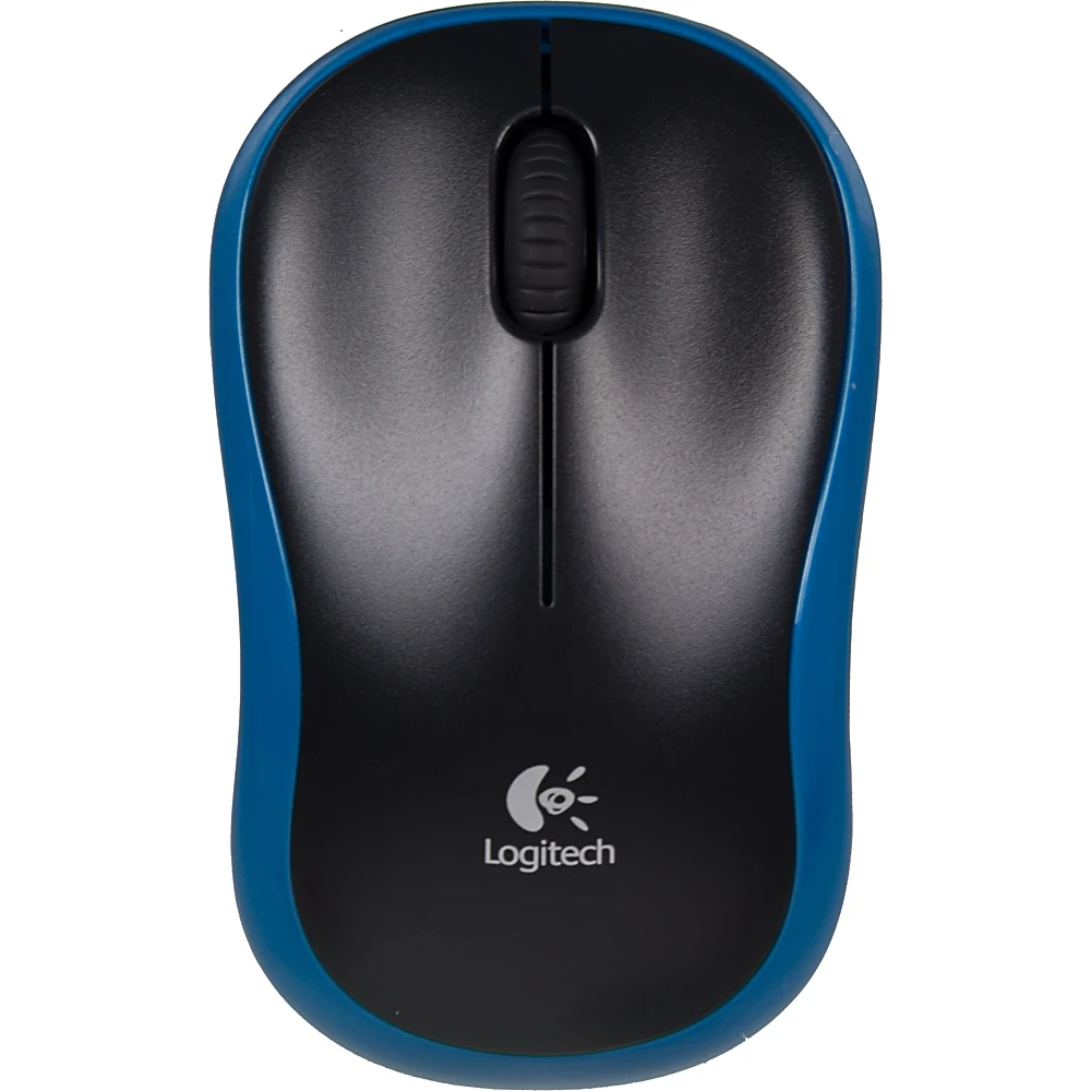 Мышь LOGITECH M185, беспроводная, USB, синий