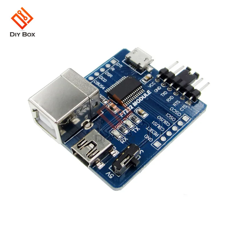Модуль передачи USB 3 в 1 FT232RL шт. модуль FT232 типа B/MINI/Micro Three интерфейс для UART|Детали и