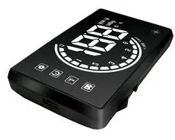 Автомобильный HUD Дисплей OBD2 превышение скорости Предупреждение Системы Светодиодная лампа-проектор Авто электронный будильник Системы s стекло для защиты от ветра, автомобильный-Стайлинг