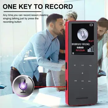 

Smart Touch Screen With External Playback MP3/4 Music Player, High-Quality Kbps One-Key Recording